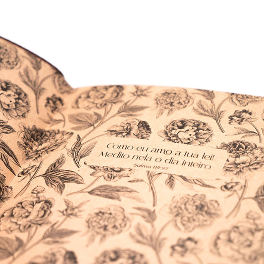 Biblia Cruz Marrom | NVI | Com Espaço Para Anotações