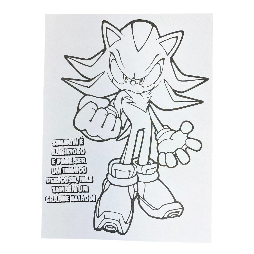Sonic | Colorindo com Adesivos