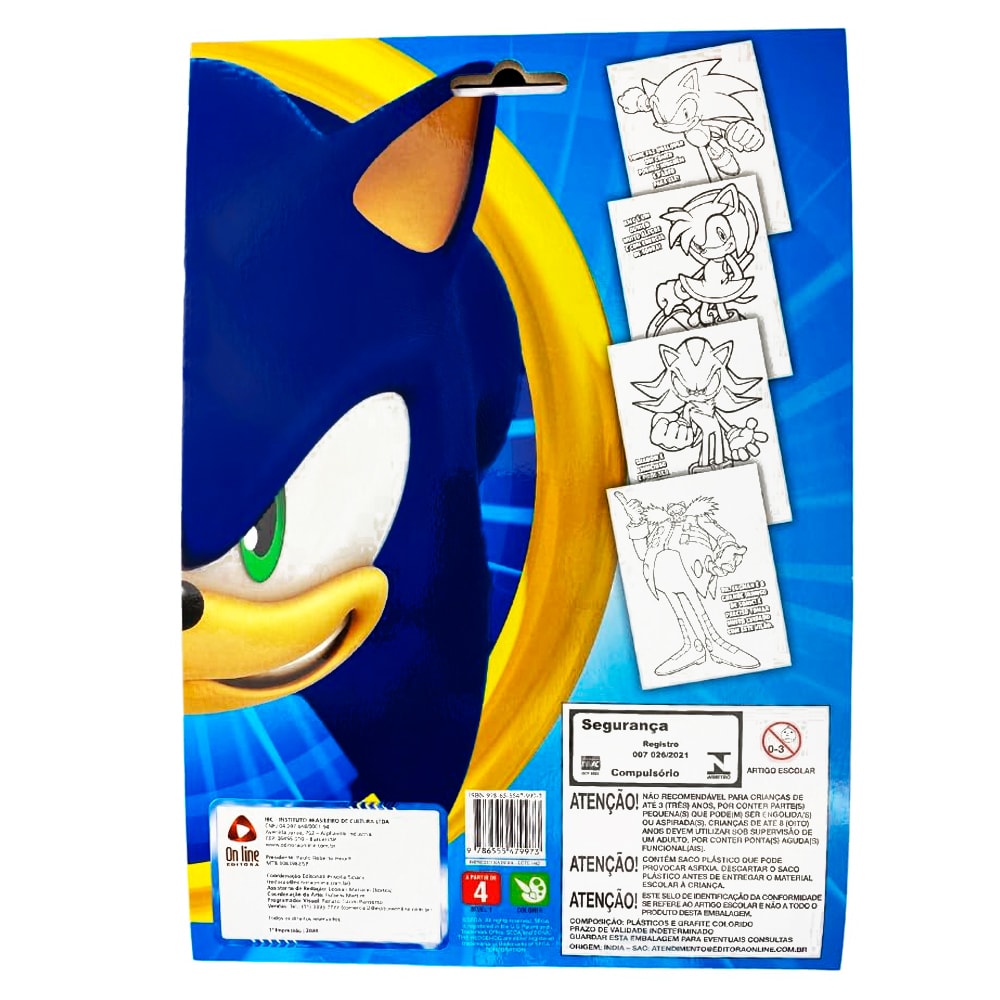 Sonic | Colorindo com Adesivos