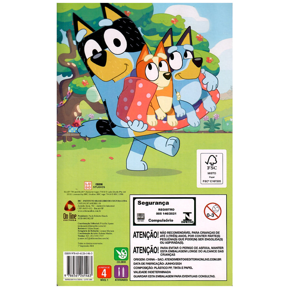 Riscabook | Bluey | Escreva e Apague