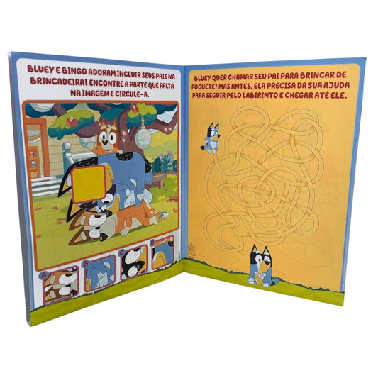 Bluey | Para Pintar | 6 Lápis de Cor