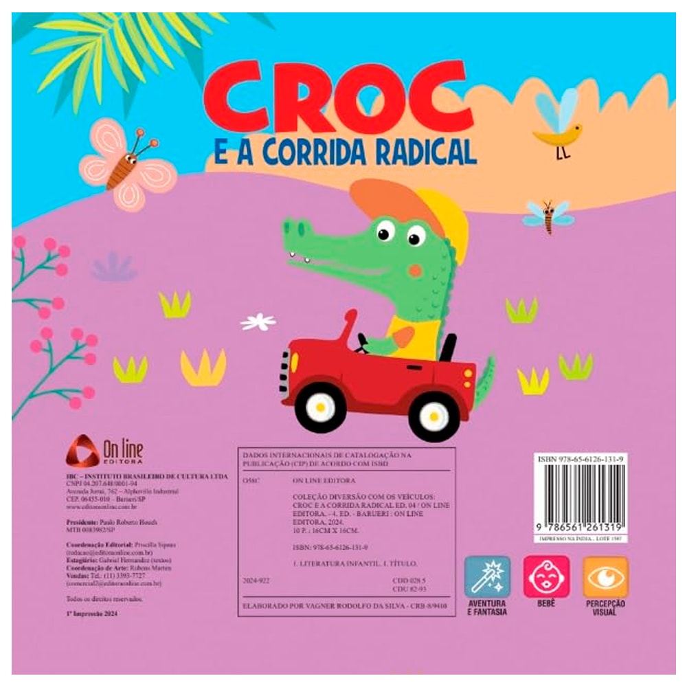 Coleção Diversão Com os Veículos | Croc e a Corrida Radical