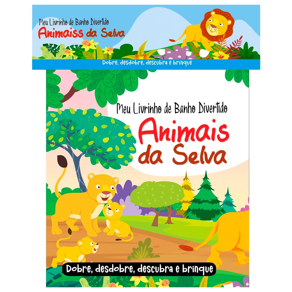 Meu Livrinho de Banho Divertido | Animais da Selva