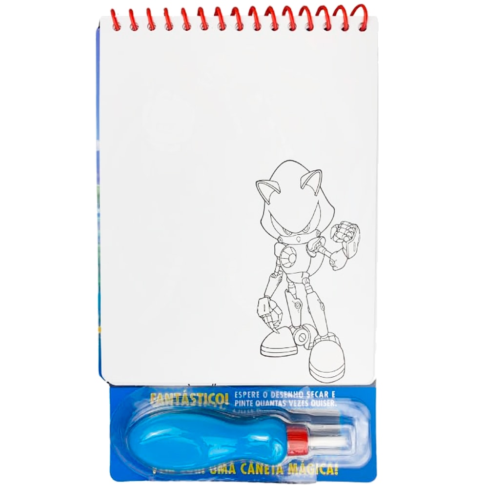 Aquabook Sonic | Diversão Sem Sujeira