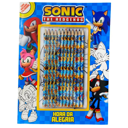 Sonic The Hedgehog | Hora da Alegria | Atividades e Desenhos Para Colorir