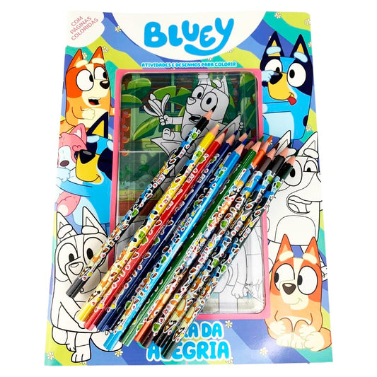 Bluey | Hora da Alegria | Atividades e Desenhos Para Colorir