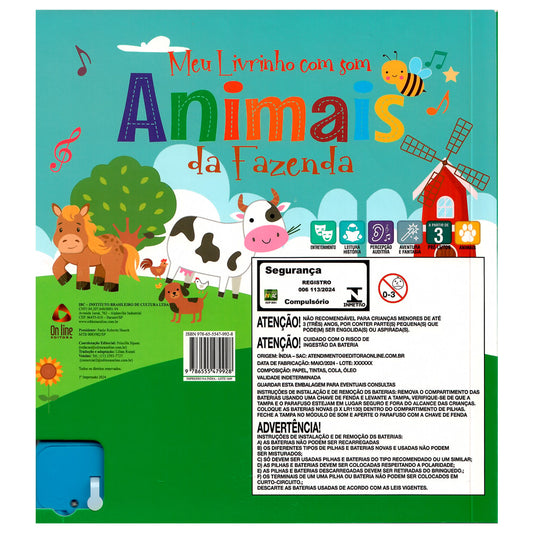 Meu Livrinho Com Som | Animais da Fazenda