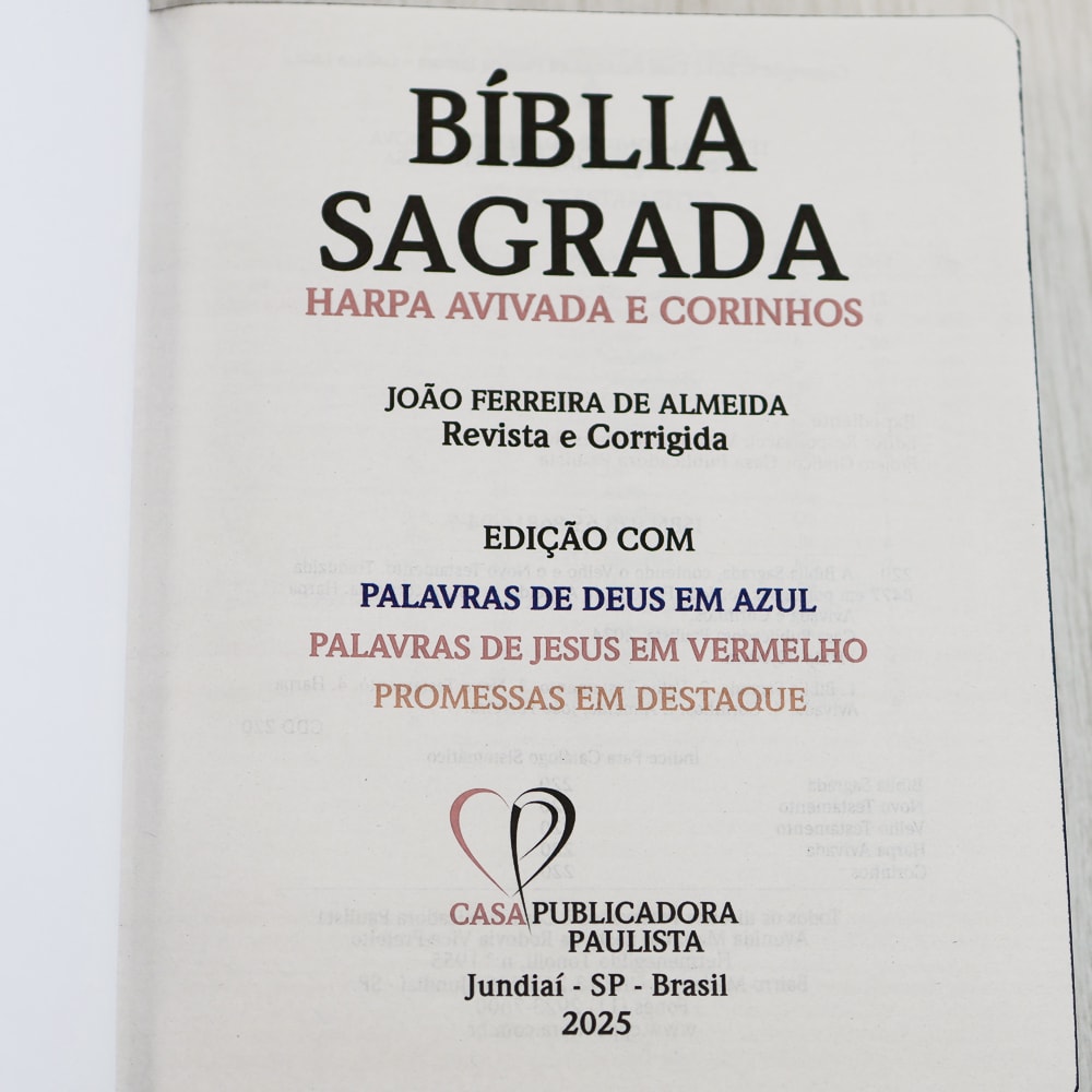 Bíblia Sagrada | ARC | Harpa Avivada e Corinhos | Jumbo | Capa Dura Leão Rei