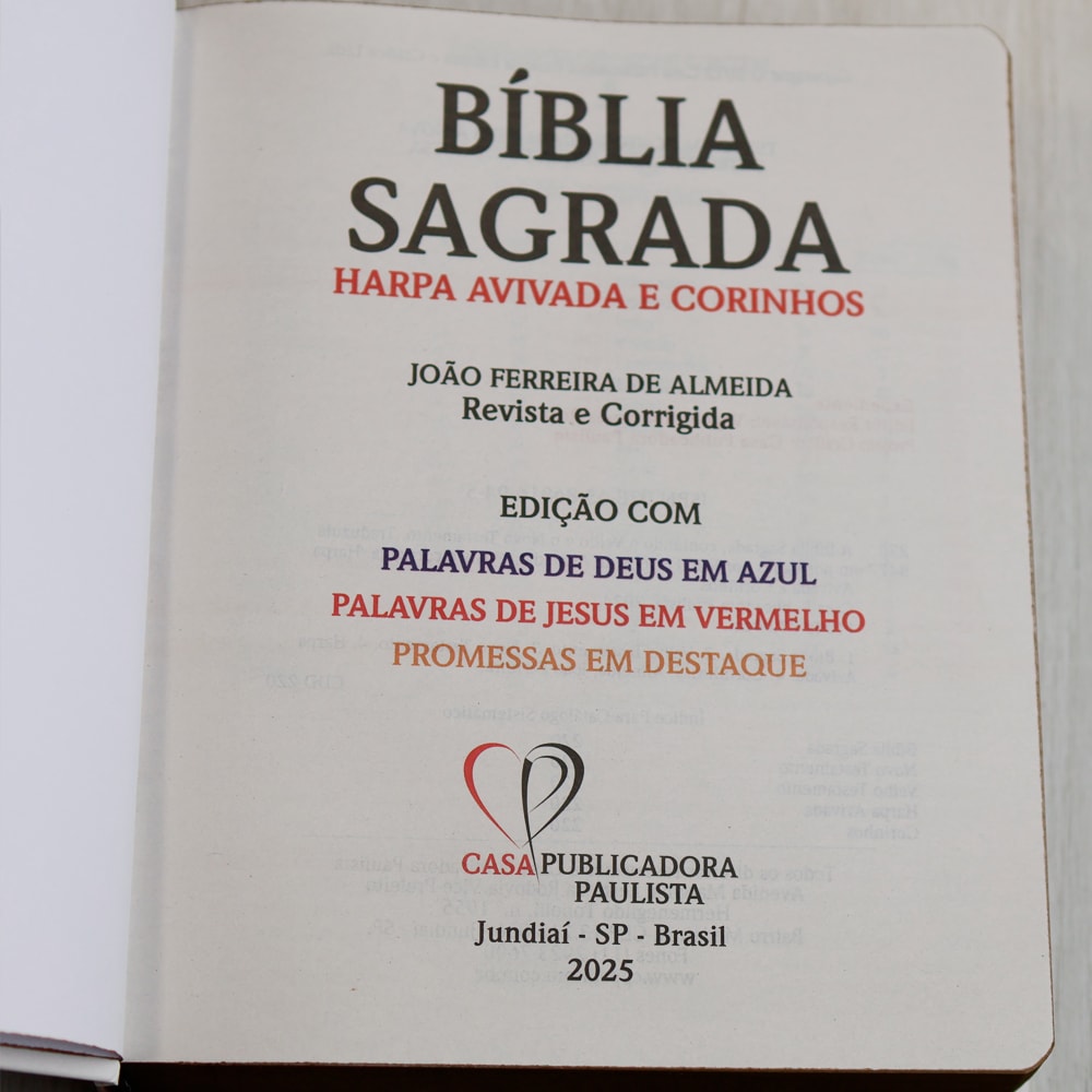 Bíblia Sagrada | ARC | Harpa Avivada e Corinhos | Jumbo | Capa Dura Pássaros