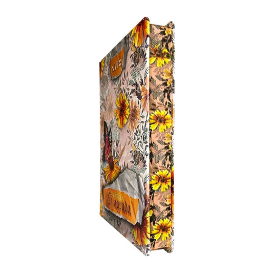 Bíblia Slim | Capa Dura | NVI | Floral Abstrato