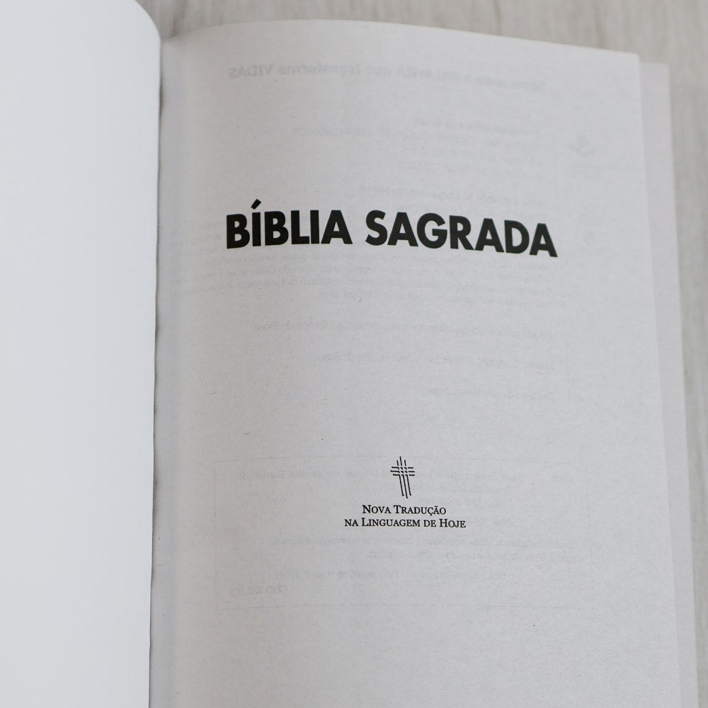 Bíblia Sagrada | NTLH | Lírios Azul | Brochura