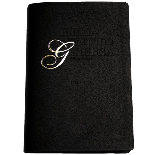 Bíblia de Estudo de Genebra | Letra Grande | Couro Legítimo