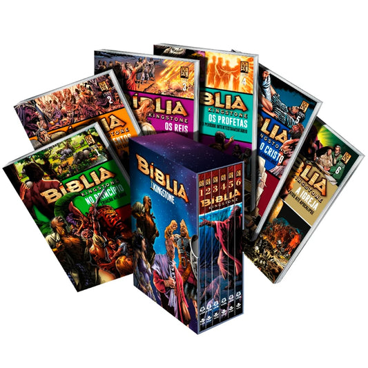 Bíblia Kingstone | Box com 6 Volumes