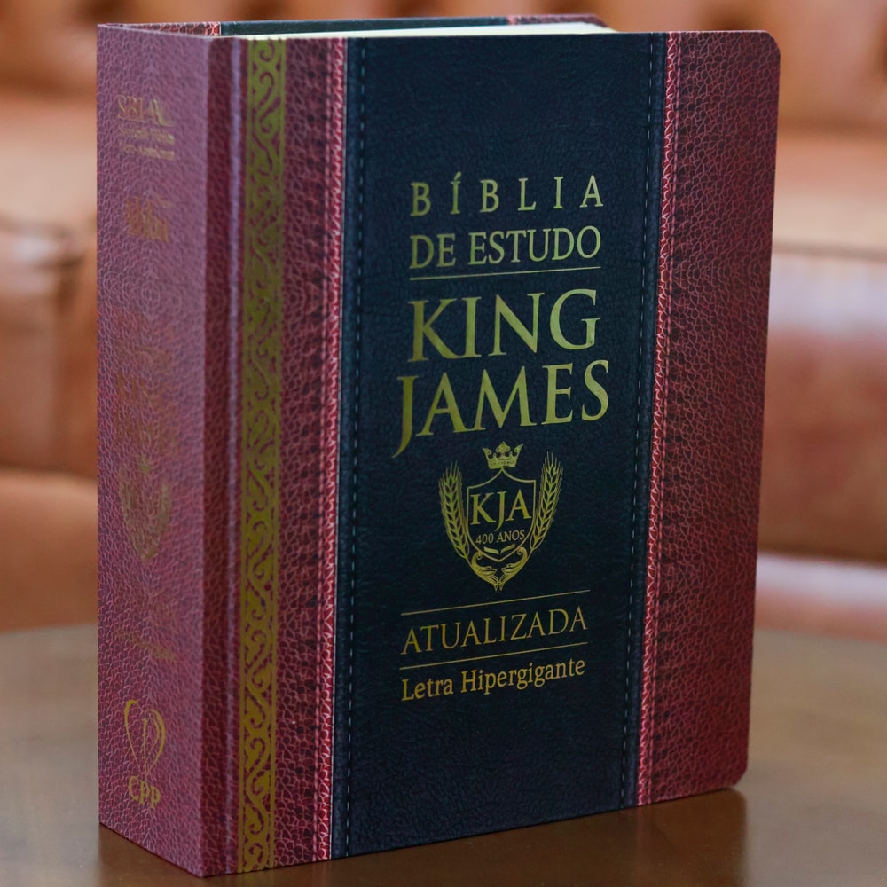 Bíblia de Estudo King James Atualizada | Hipergigante | Full Collor | Capa Dura