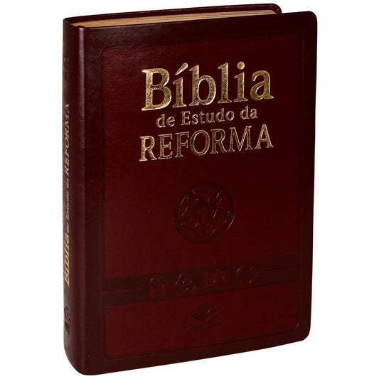 Bíblia de Estudo da Reforma | ARA | Vinho