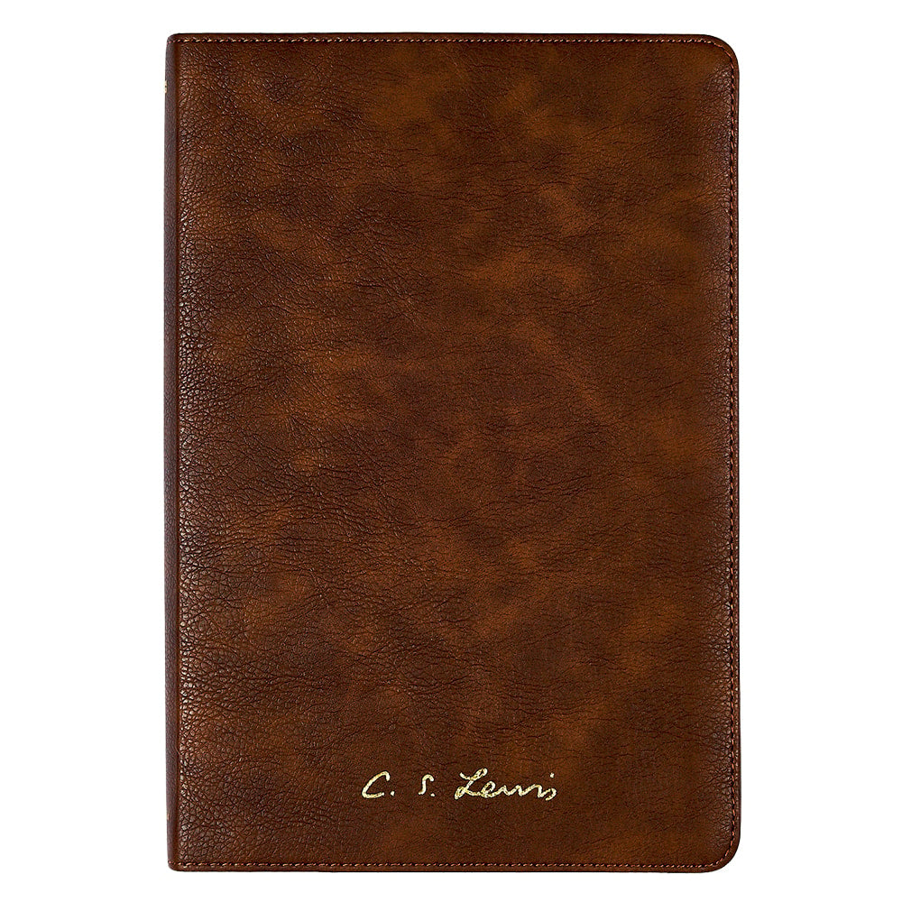 Bíblia C S Lewis | NVI | Couro-Soft Marrom | Leitura Perfeita