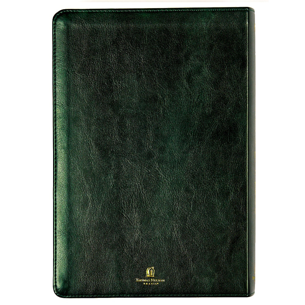 Bíblia C S Lewis | NAA | Couro-Soft Verde| Leitura Perfeita