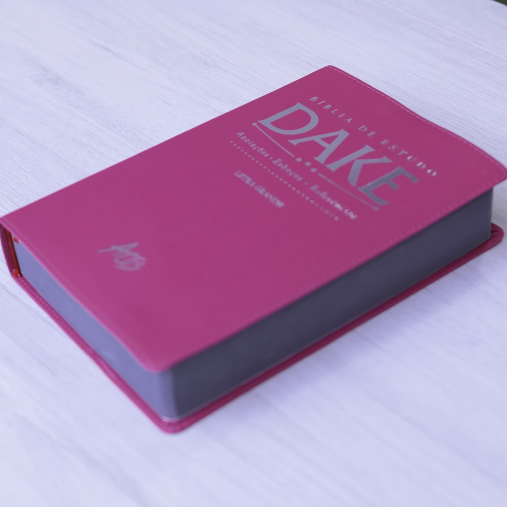 Bíblia de Estudo Dake | Capa Luxo | ACC | Letra Grande | Pink
