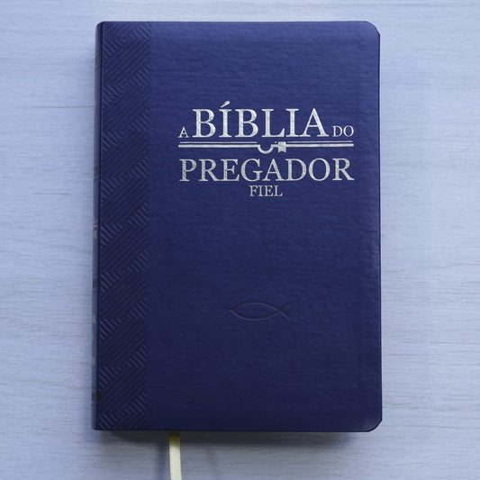Bíblia do Pregador Fiel | Full Color | ARC | Capa Luxo Azul