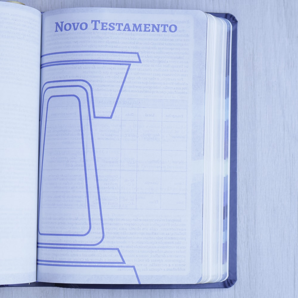 Bíblia do Pregador Fiel | Full Color | ARC | Capa Luxo Azul