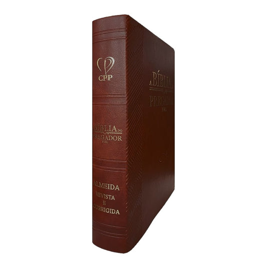 Bíblia do Pregador Fiel | Full Color | ARC | Capa Luxo Marrom
