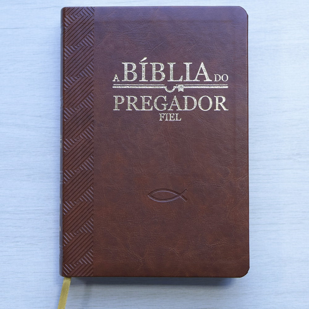 Bíblia do Pregador Fiel | Full Color | ARC | Capa Luxo Marrom