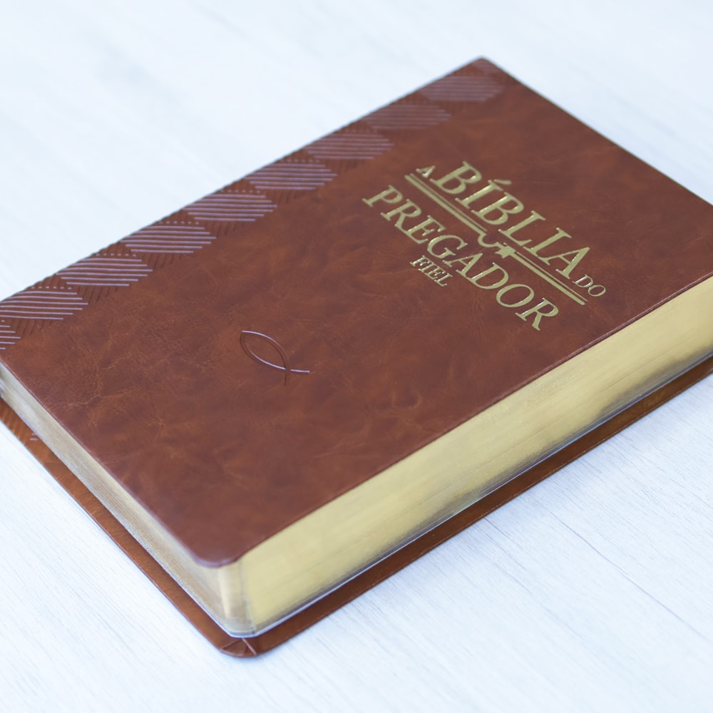 Bíblia do Pregador Fiel | Full Color | ARC | Capa Luxo Marrom