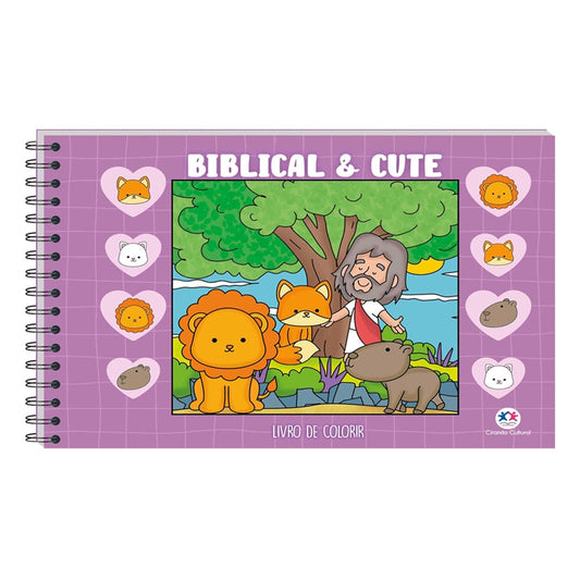 Biblical and Cute | Livro Para Colorir | Violeta