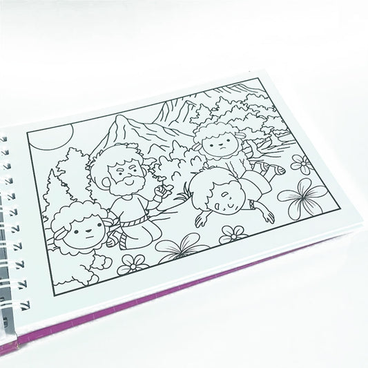 Biblical and Cute | Livro Para Colorir | Violeta