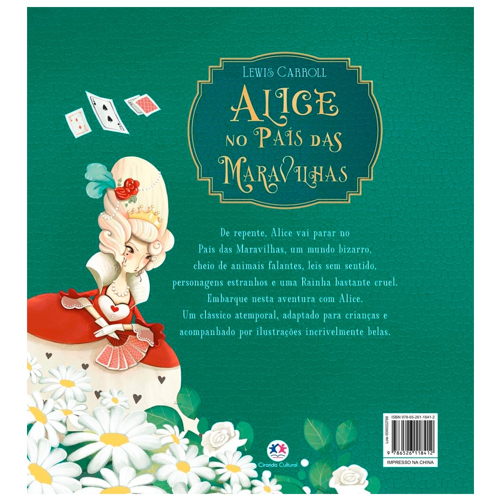 Alice no País das Maravilhas | Lewis Carroll | Capa Dura