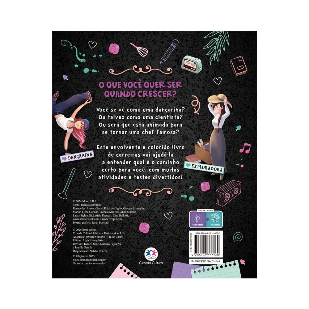 O Livro de Carreiras Para Meninas Extraordinárias | Carreiras Extraordinárias