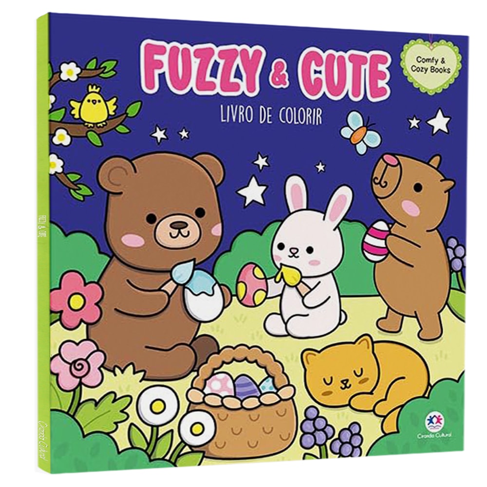Fuzzy and Cute | Livro de Colorir