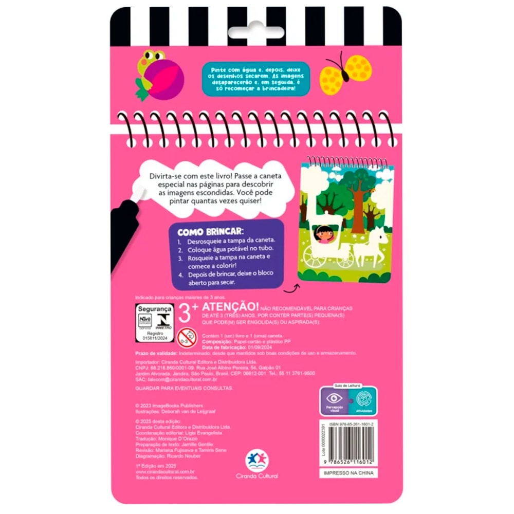 Aquabook Princesas | Pinte Com Água