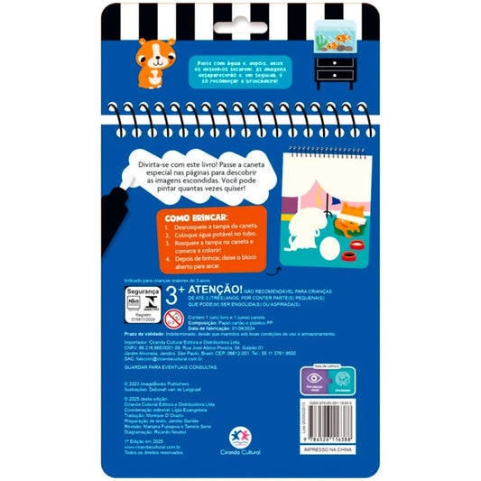 Aquabook Animais de Estimação | Pinte Com Água