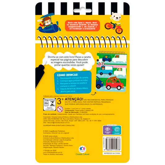 Aquabook Passeio Animado | Pinte Com Água