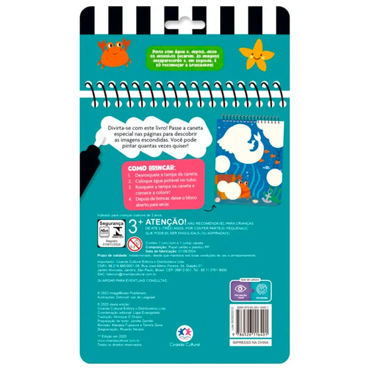 Aquabook Aventuras no Mar | Pinte Com Água