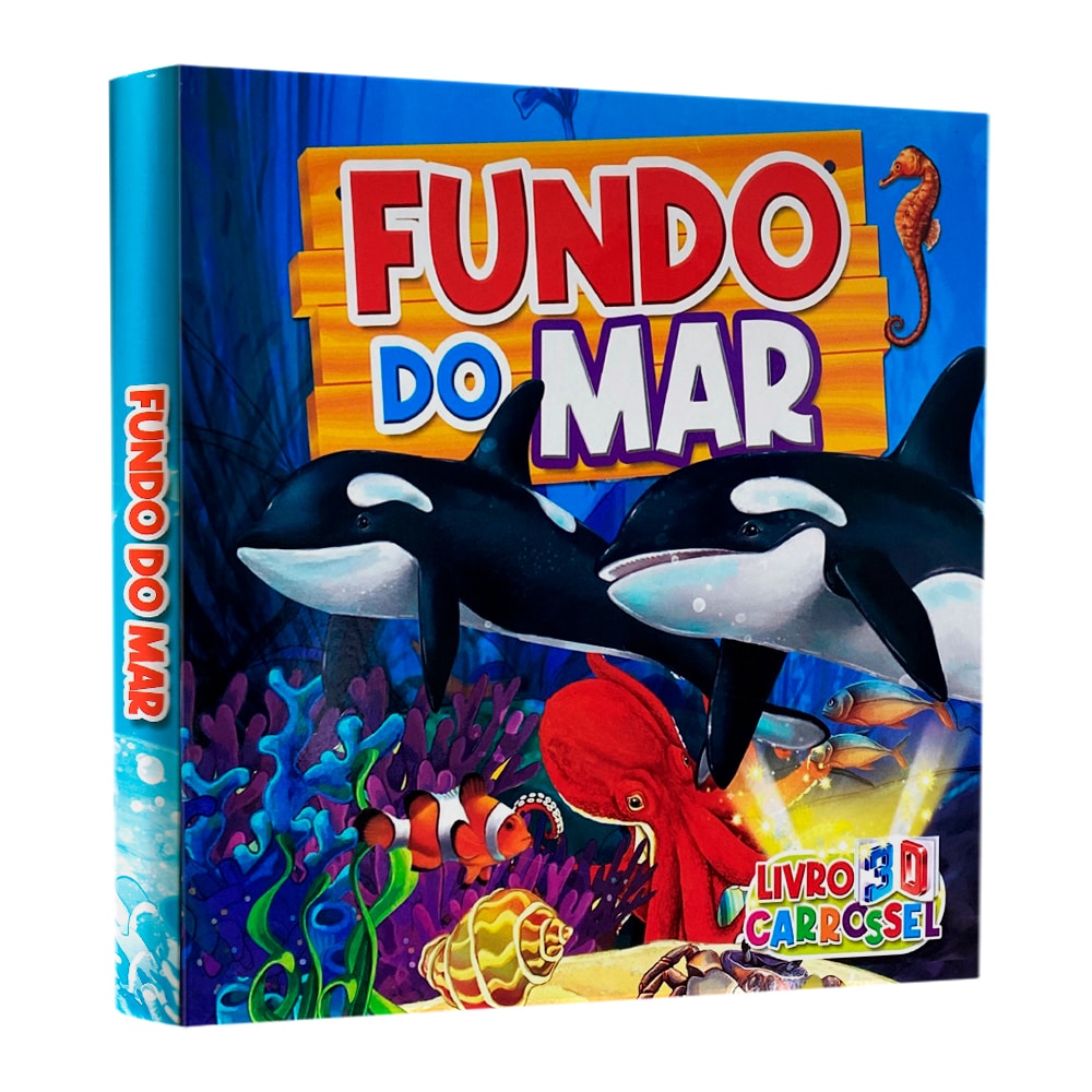 Livro 3D Carrossel | Fundo do Mar