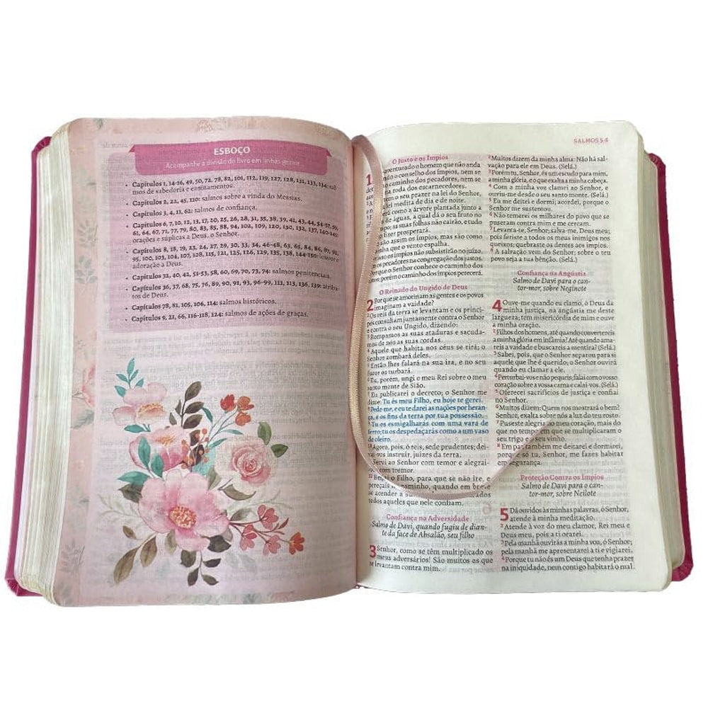 Bíblia da Pregadora Fiel | Full Color | ARC | Capa Luxo Pink