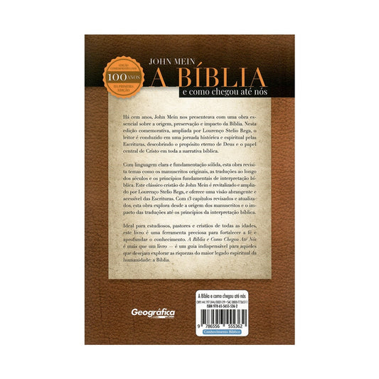 A Bíblia e Como Chegou Até Nós | John Mein