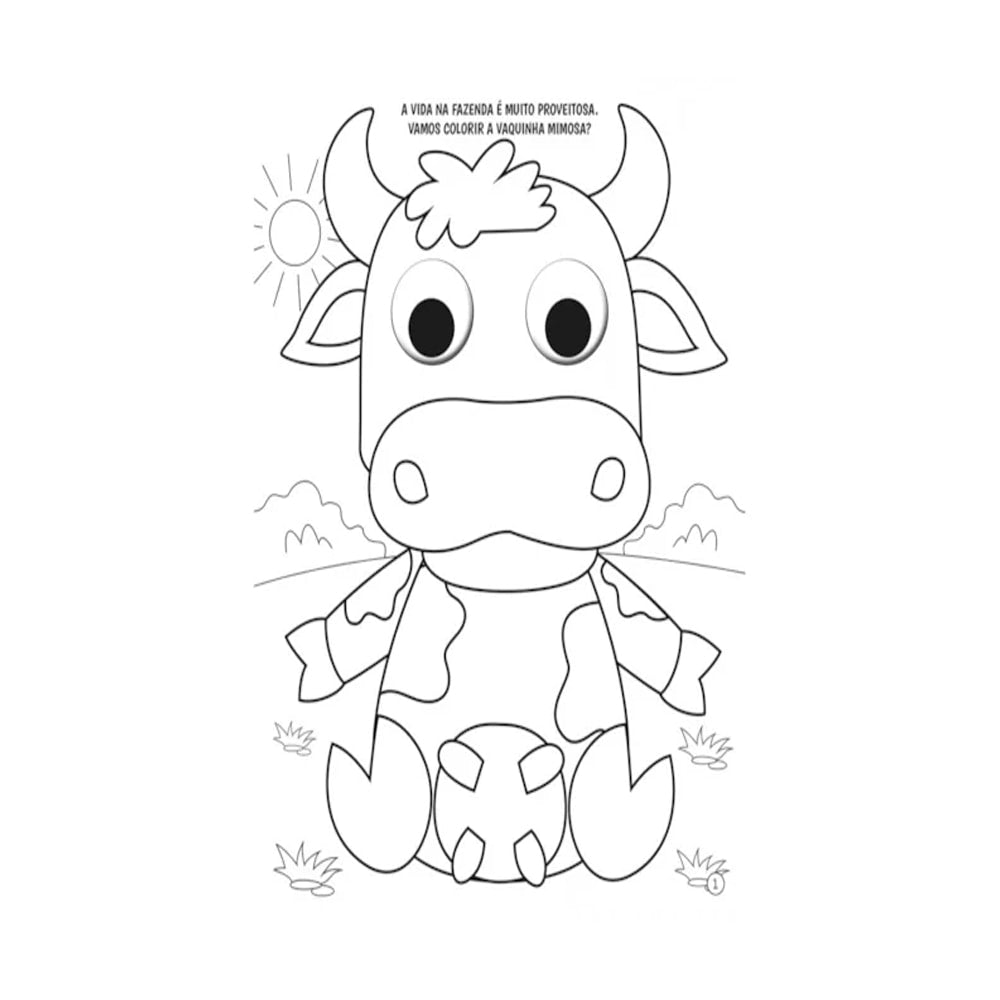 Colorindo no Mundo dos Animais da Fazenda | Colorir Com Olhinhos