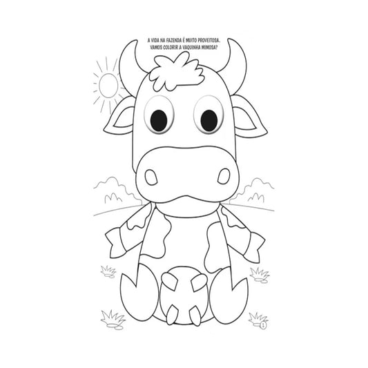 Colorindo no Mundo dos Animais da Fazenda | Colorir Com Olhinhos