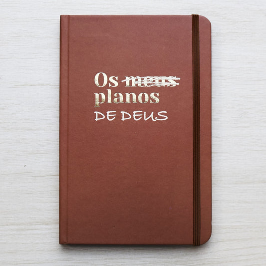 Moleskine | Os Planos de Deus | Marrom | Viviane Martinello