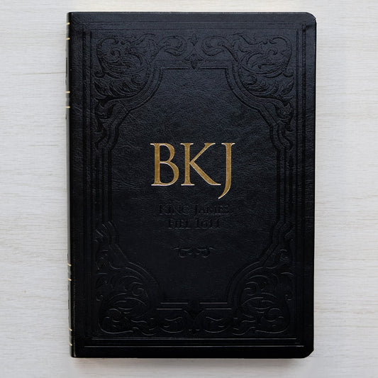 Bíblia King James Fiel 1611 | Extra Gigante | Capa Luxo Preta