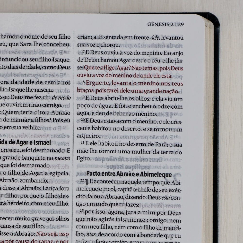Bíblia King James Fiel 1611 | Extra Gigante | Capa Luxo Preta