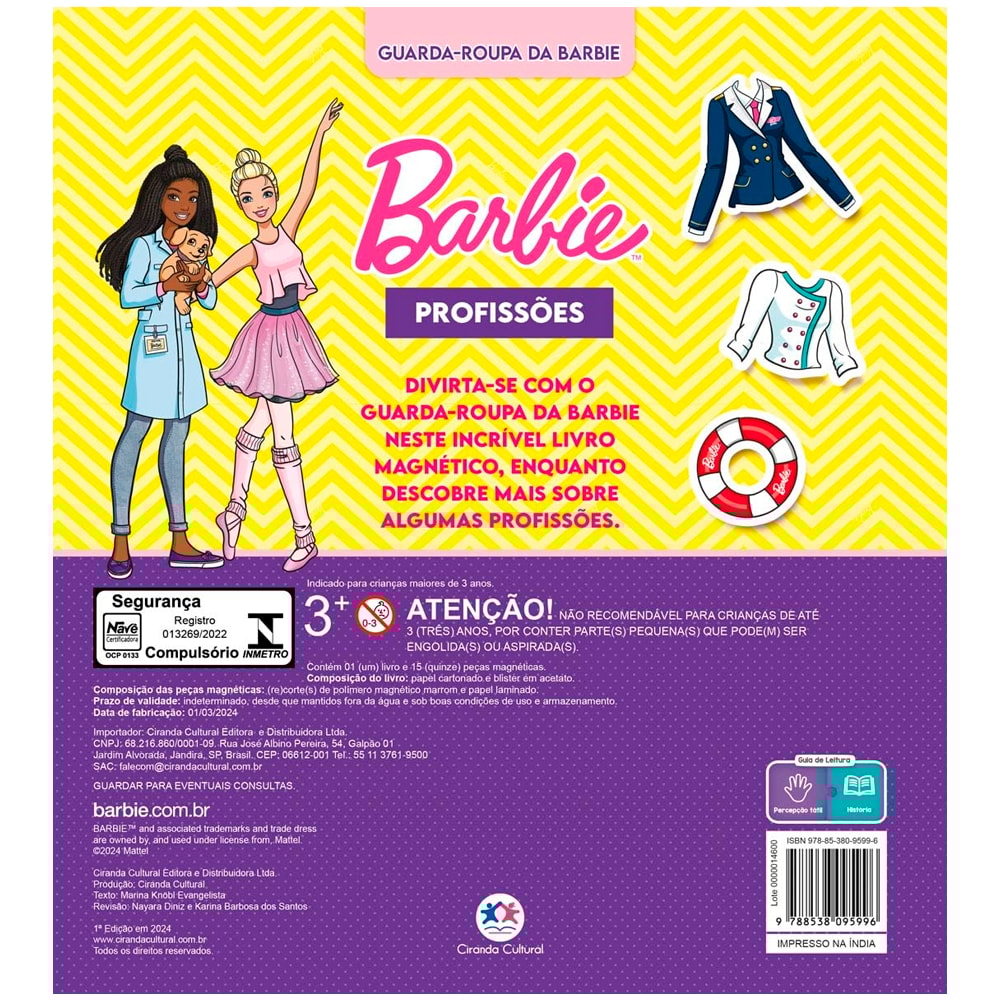 Barbie Profissões | Guarda-Roupa da Barbie