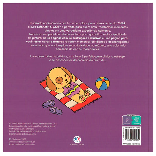 Comfy Goods | Dreamy & Cozy | Livro de Colorir