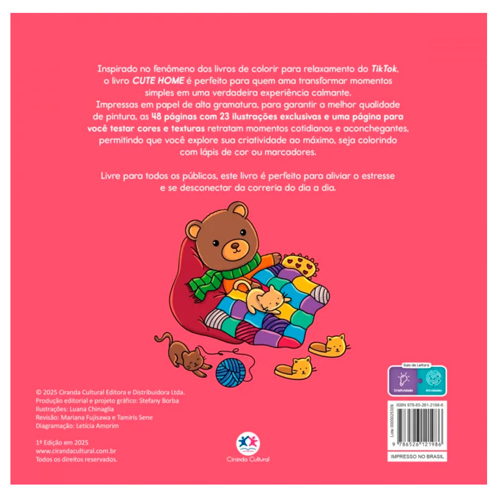Comfy Goods | Cute Home | Livro de Colorir