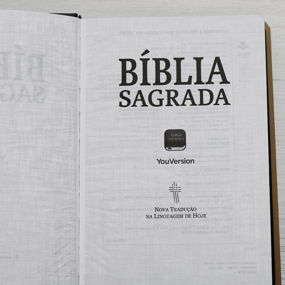 Bíblia Sagrada | NTLH | YouVersion | Jesus Cristo Dourada