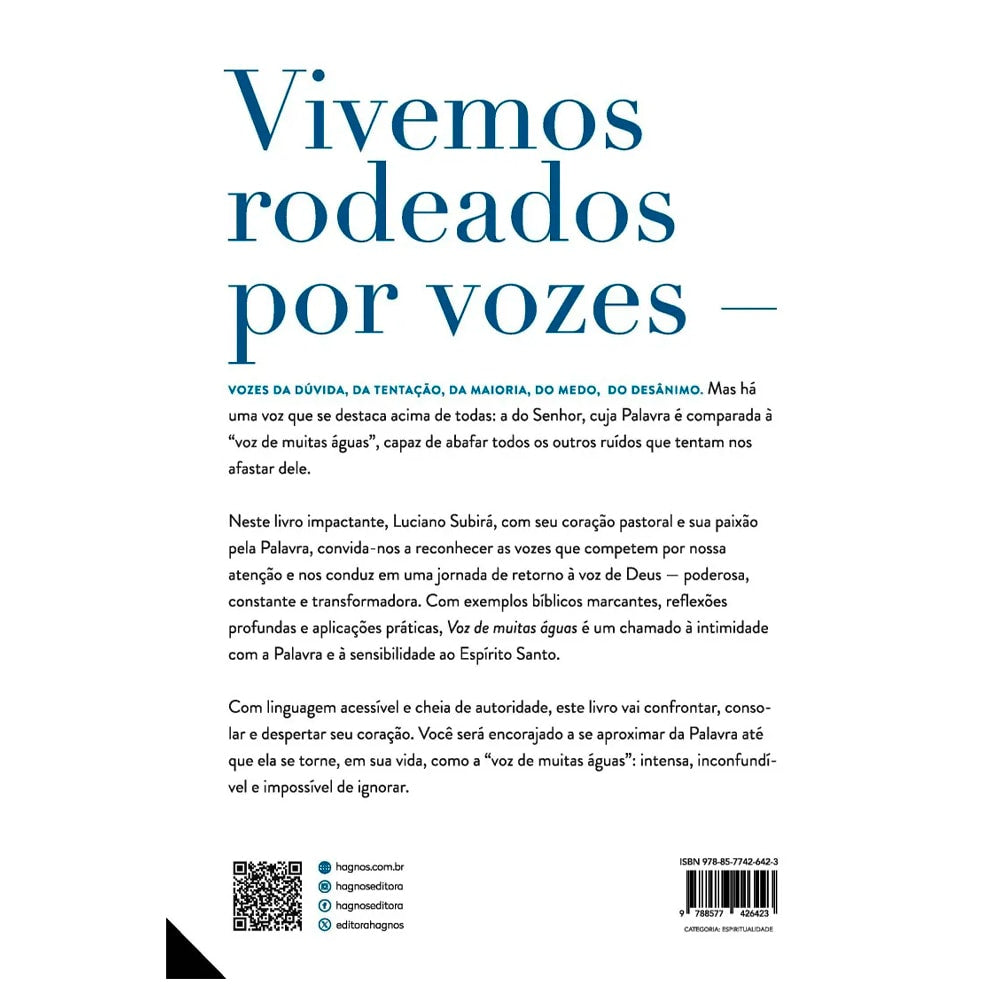 Voz de Muitas Águas | Luciano Subirá | Nova Edição