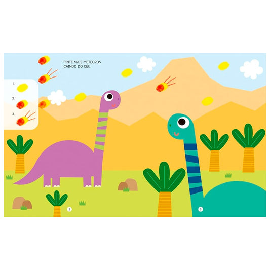 Colorindo Com os Dedinhos | Dinossauros